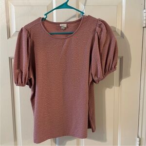 Puff sleeve top
